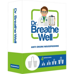 Snurken tegengaan met de Dr. Breathe Well neusspreider